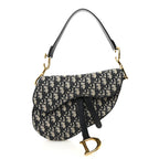 Oblique Saddle Bag Blue