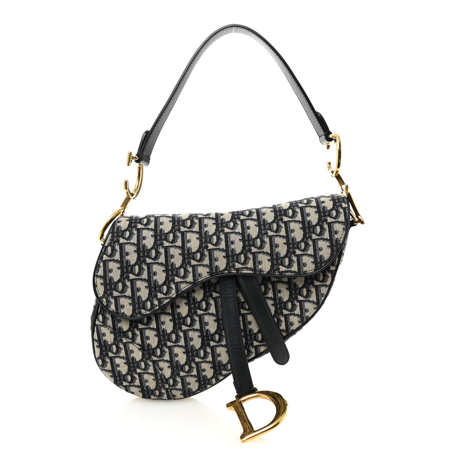 Oblique Saddle Bag Blue