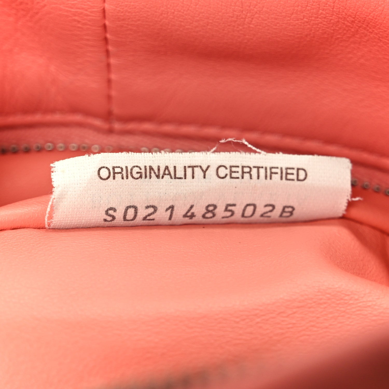 Calfskin Mini Double Knot Bag Peach