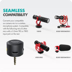 Movo WM-VXR10 Wireless Shotgun Mic Adapter for TRS