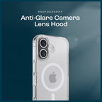 SAHARA - Classic Series Clear Case & Tempered Glass Kit - Apple iPhone 16 Plus