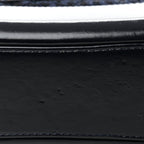 Tweed Calfskin Quilted Medium Gabrielle Hobo Black Blue