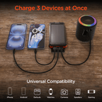 10K Fast Charge Solar 10000mAh PD Power Bank