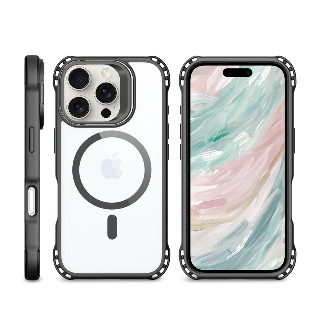 SAHARA - Venture Series Clear Rebound Case with Kickstand - Apple iPhone 16 Pro