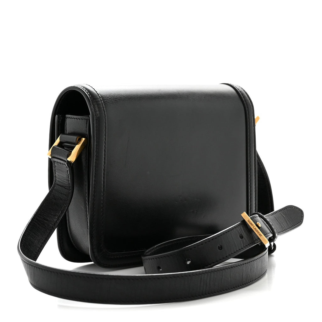 Smooth Calfskin Small Solferino Satchel Black