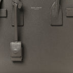 Grained Calfskin Baby Sac De Jour Fog