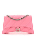 Crushed Calfskin Quilted XS Crush Chain Bag Sweet Pink