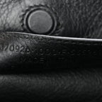Grained Calfskin Papier Mini A4 Zip Around Tote Black