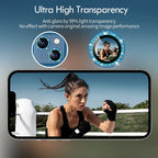 Diamond Camera Lens Protector, Diamond Tempered Glass Camera Cover Screen Protector For Iphone 14 / Iphone 14 Plus In  Blue