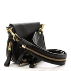 Calfskin Mini Jennifer Crossbody Bag Brown