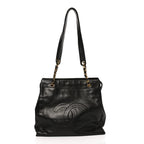 Lambskin CC Shoulder Bag Black