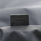 GG Supreme Monogram Four Wheel Suitcase Black