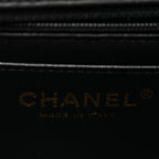 Lambskin Quilted Mini Rectangular Flap Black