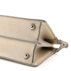 Stingray Shiny Nappa Petite Peekaboo I SEE U Satchel Beige