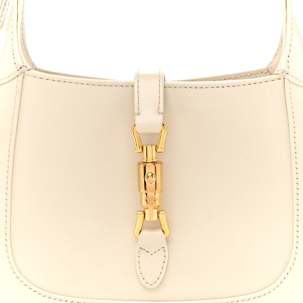 Boarded Dyana Lux Calfskin Mini Jackie 1961 Hobo Mystic White