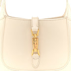 Boarded Dyana Lux Calfskin Mini Jackie 1961 Hobo Mystic White