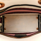 Canvas Florilegio Embroidered Medium Lady D-Lite White Multicolor