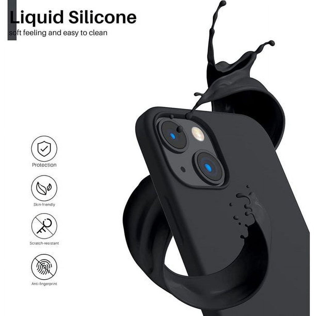 Entronix Case Compatible with iPhone 13 - Soft-Touch Liquid Silicone