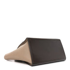 Sleek Calfskin Tri-color Small Trapeze Wine