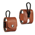 Reiko Leather Case For Airpod In Brown