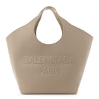 Smooth Calfskin Mary Kate Tote Taupe