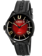 U-Boat Men's Watch Darkmoon 40 Red Black Soleil Steel