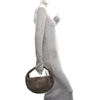 Suede Calfskin Medium Olivia Hobo Toffee