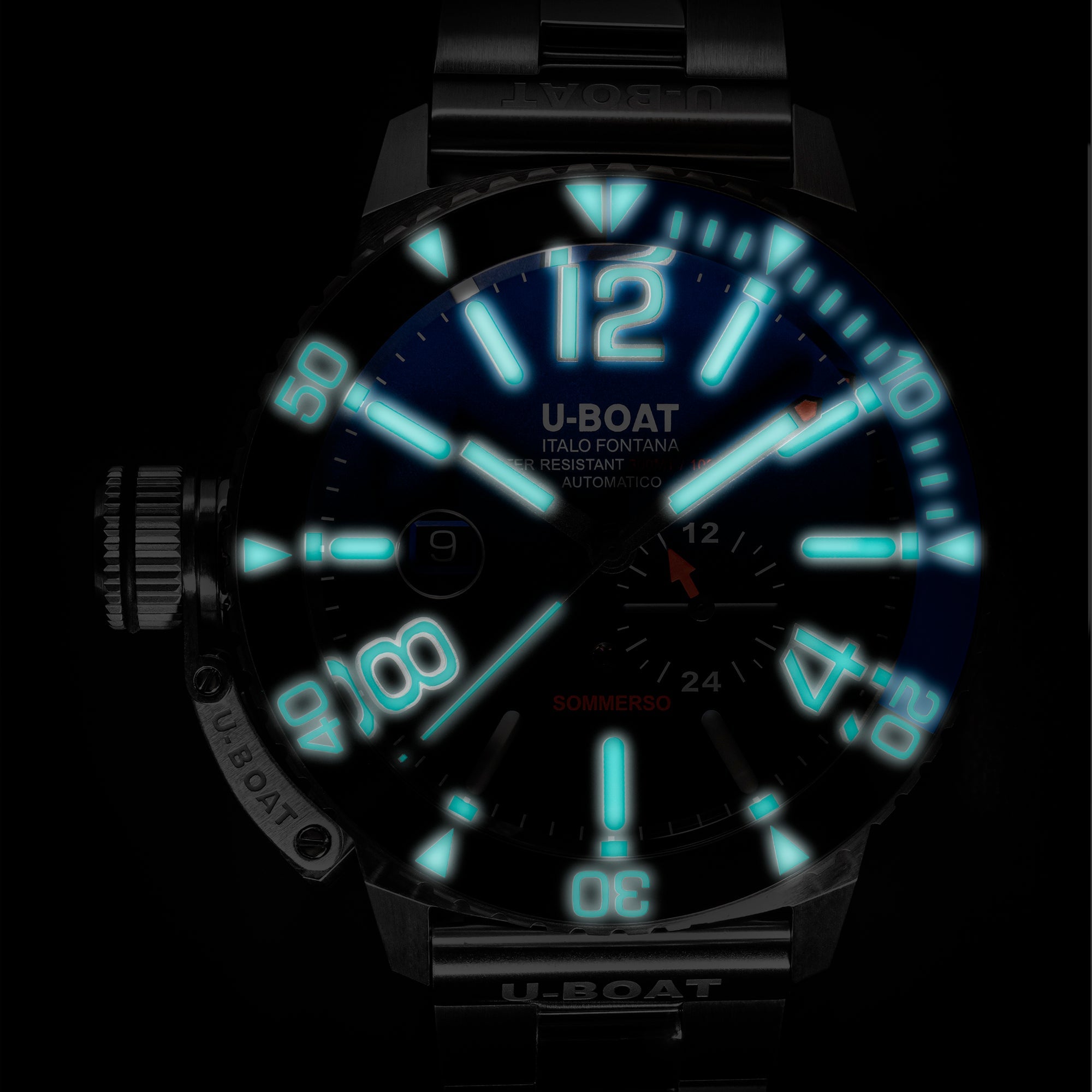 U-Boat Sommerso Ceramic Diver Men’s Blue Watch
