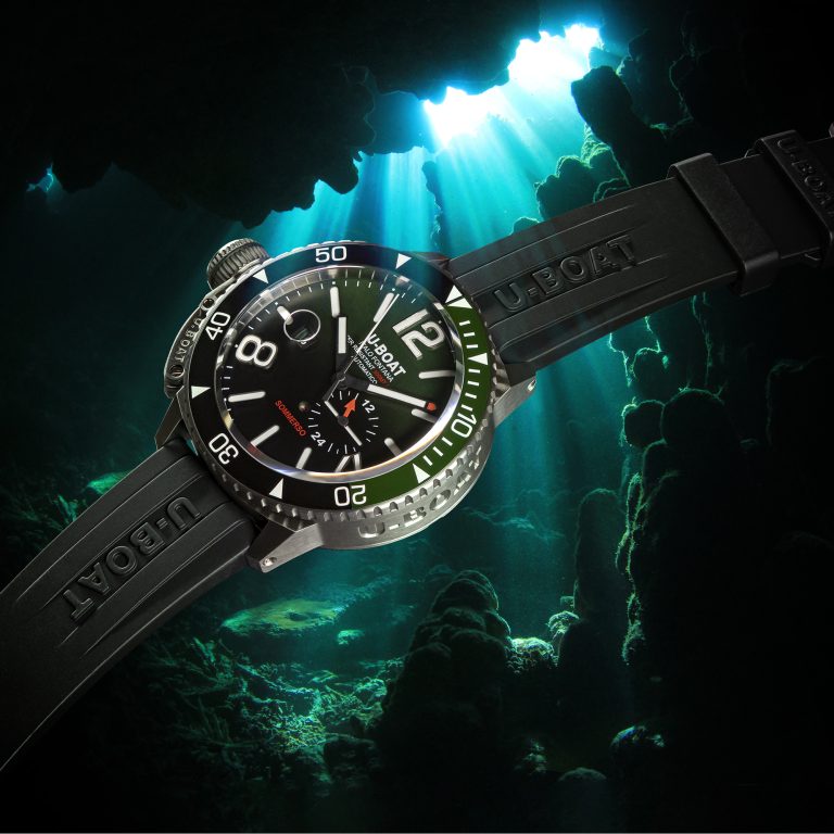 U-Boat Sommerso Ceramic Diver Men’s Green Watch