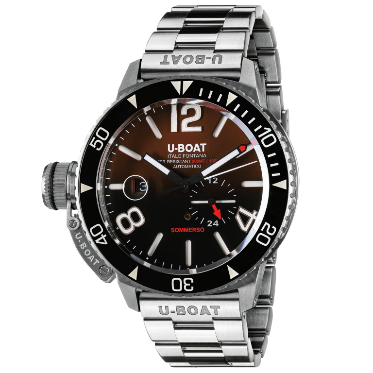U-Boat Diver Watch Automatic Sommerso Ceramic Bordeaux MT