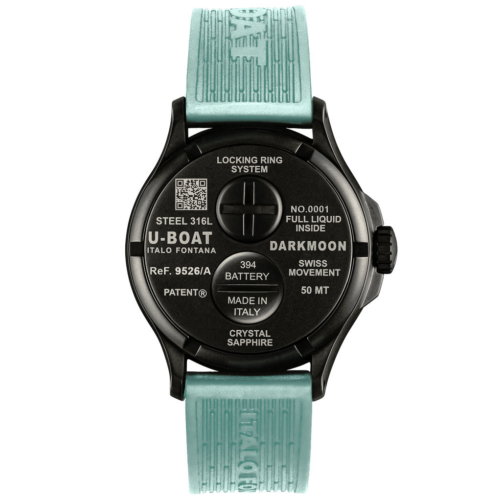U-Boat Watch Darkmoon 44 Aquamarine Curve Black PVD