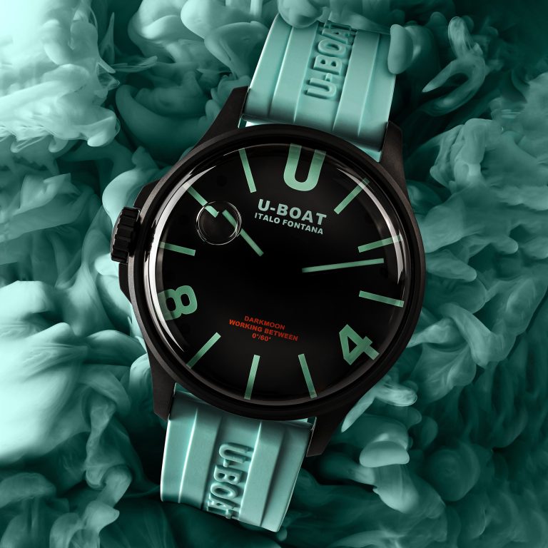 U-Boat Watch Darkmoon 44 Aquamarine Curve Black PVD