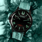 U-Boat Watch Darkmoon 44 Aquamarine Curve Black PVD