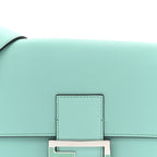 X TIFFANY Nappa Silver Baguette Blue Tiffany Silver