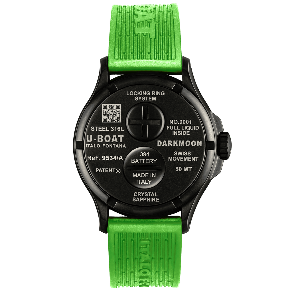U-Boat Watch Darkmoon 44 Green Curve Black PVD