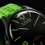 U-Boat Watch Darkmoon 44 Green Curve Black PVD
