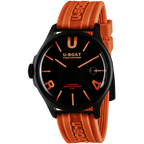 U-Boat Watch Darkmoon 44 Orange Black Curved PVD