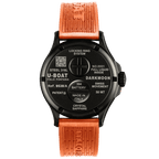 U-Boat Watch Darkmoon 44 Orange Black Curved PVD