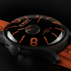 U-Boat Watch Darkmoon 44 Orange Black Curved PVD