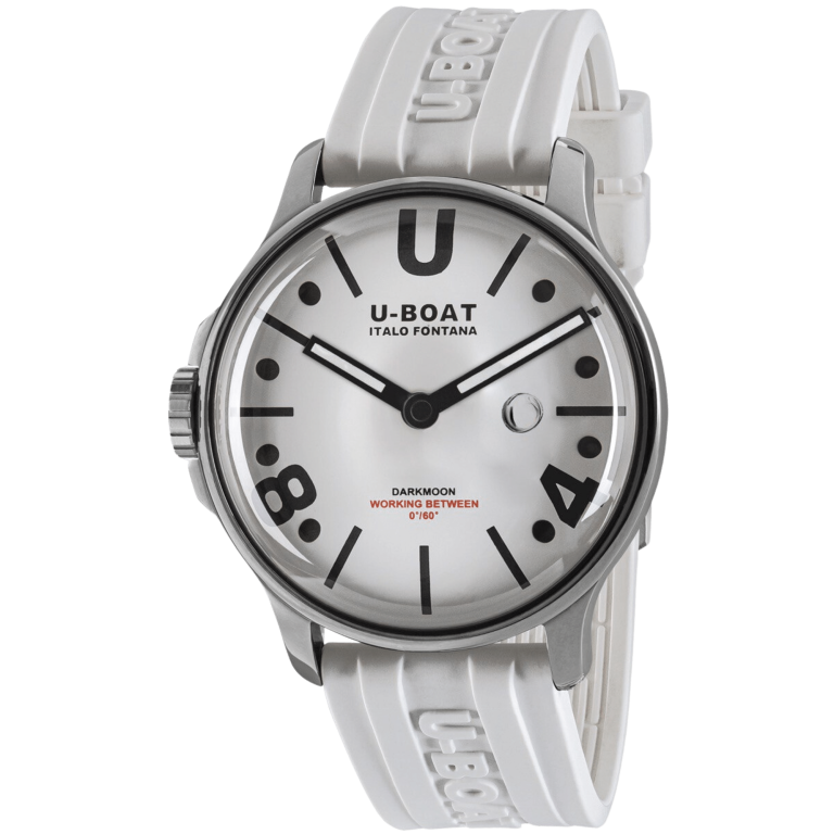 U-Boat Watch Darkmoon 44 White Curve Stainless Steel