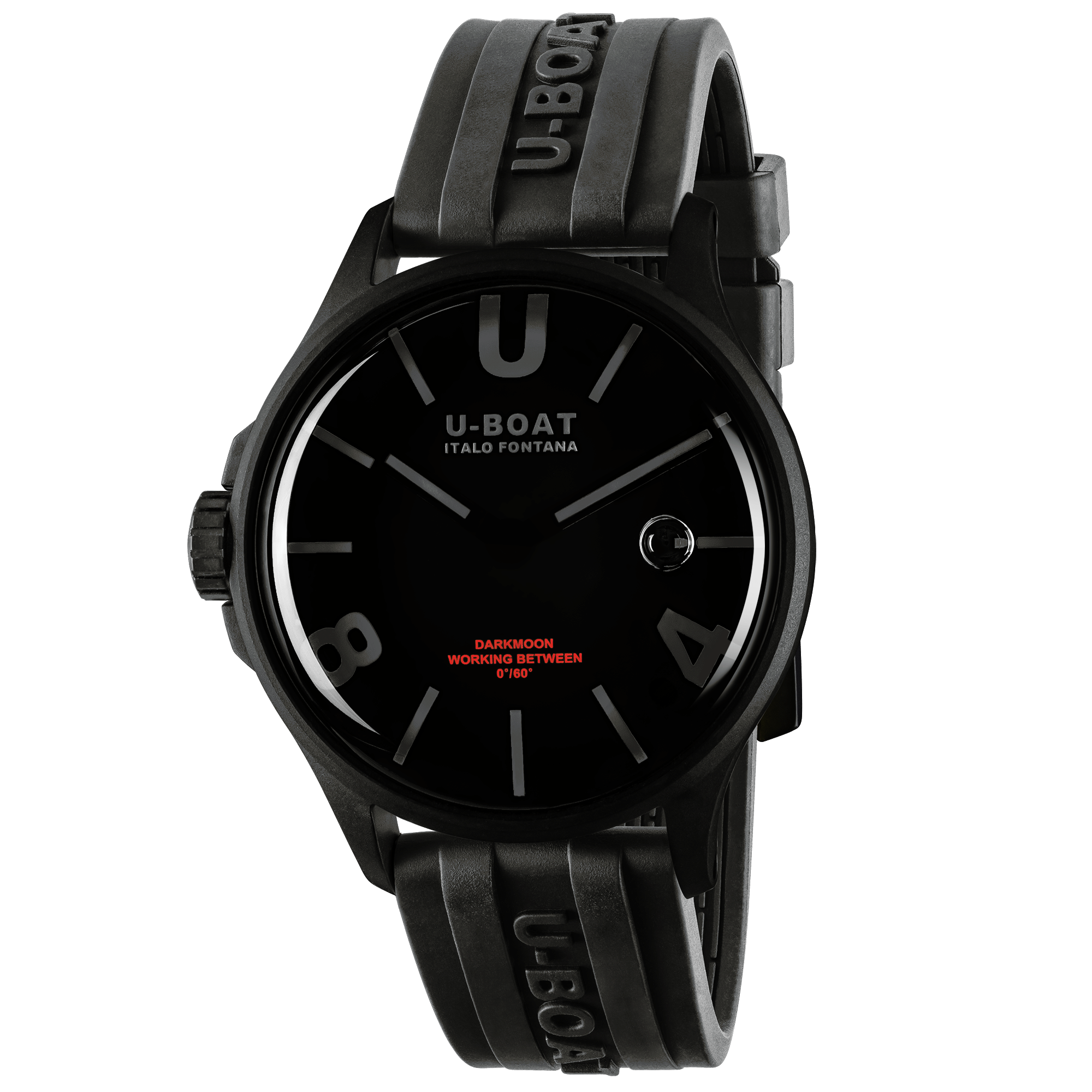 U-Boat Watch Darkmoon 44 Black Curved PVD
