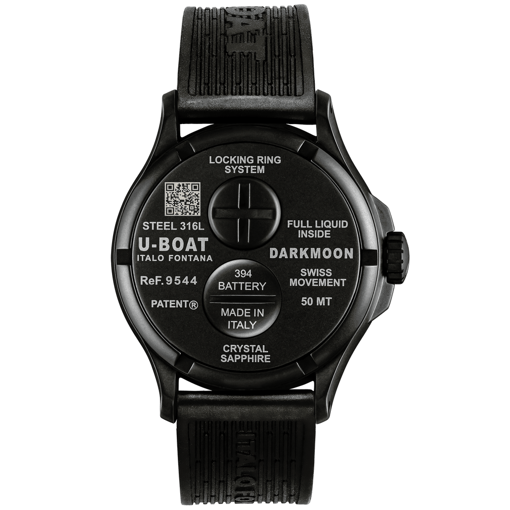 U-Boat Watch Darkmoon 44 Black Curved PVD