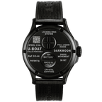 U-Boat Watch Darkmoon 44 Black Curved PVD