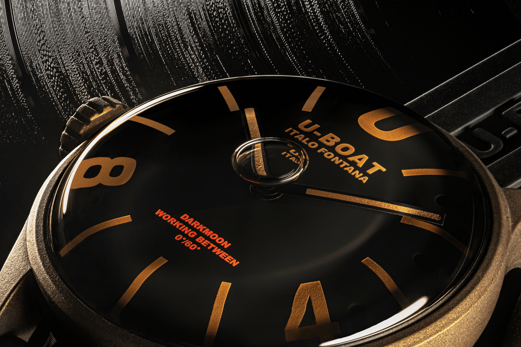 U-Boat Watch Darkmoon 44 Brown Curved Vintage PVD