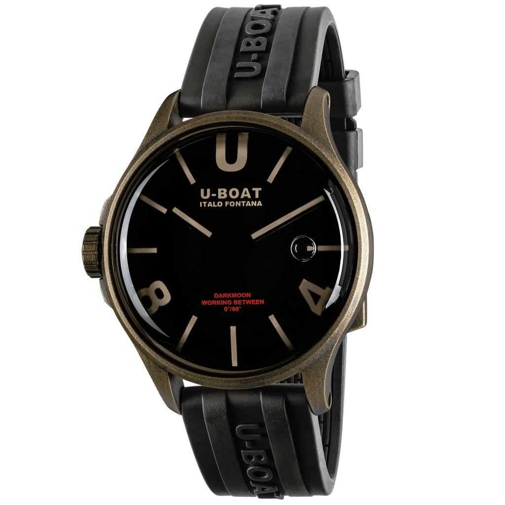 U-Boat Watch Darkmoon 44 Brown Curved Vintage PVD