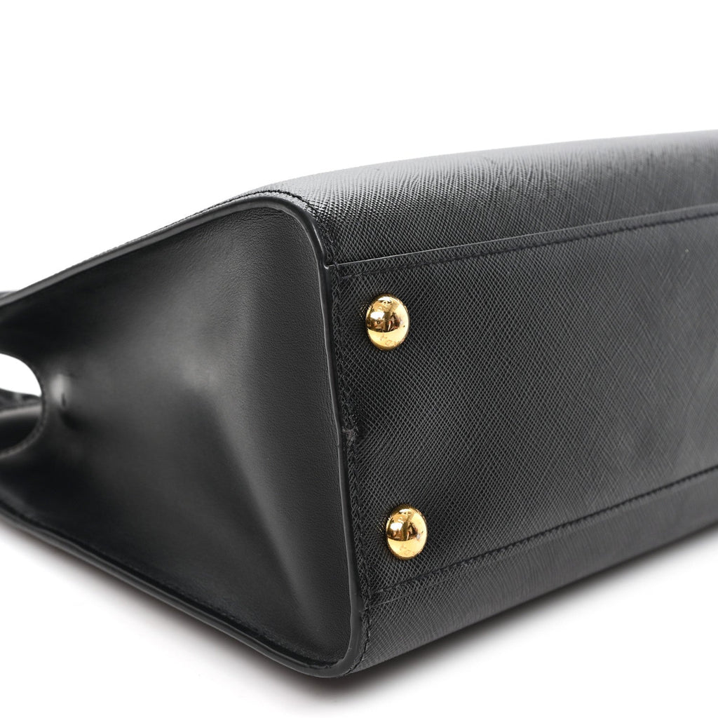 Saffiano Soft Calfskin Large Tote Black