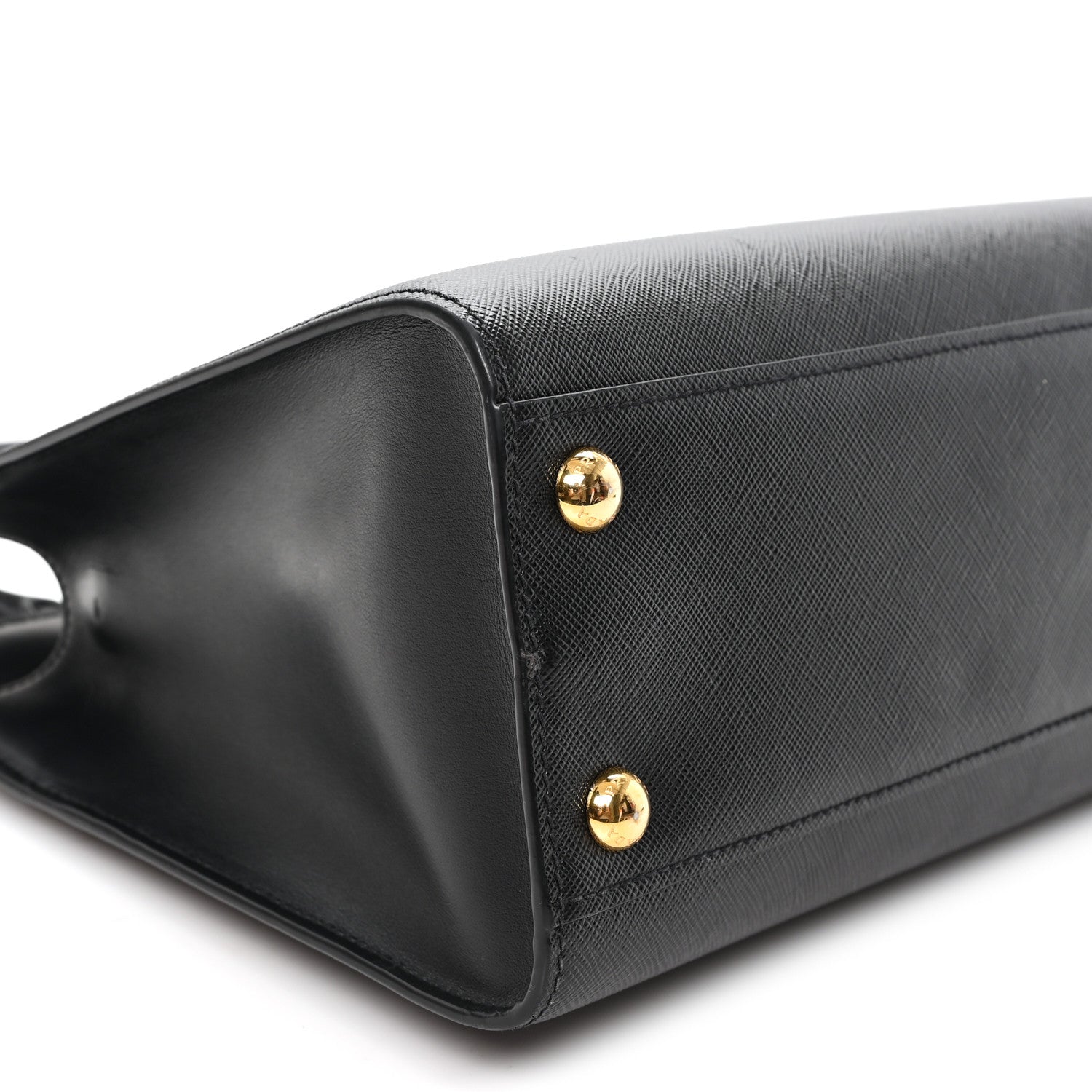 Saffiano Soft Calfskin Large Tote Black
