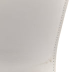 Calfskin Crocodile Embossed Small Hourglass Top Handle Bag White