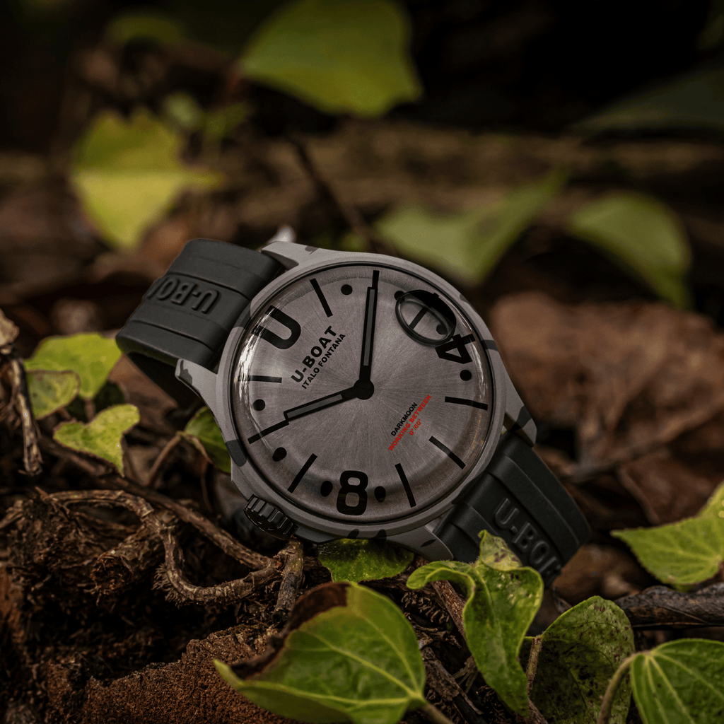 U-Boat Watch Darkmoon 44 GY Camouflage Curved Black