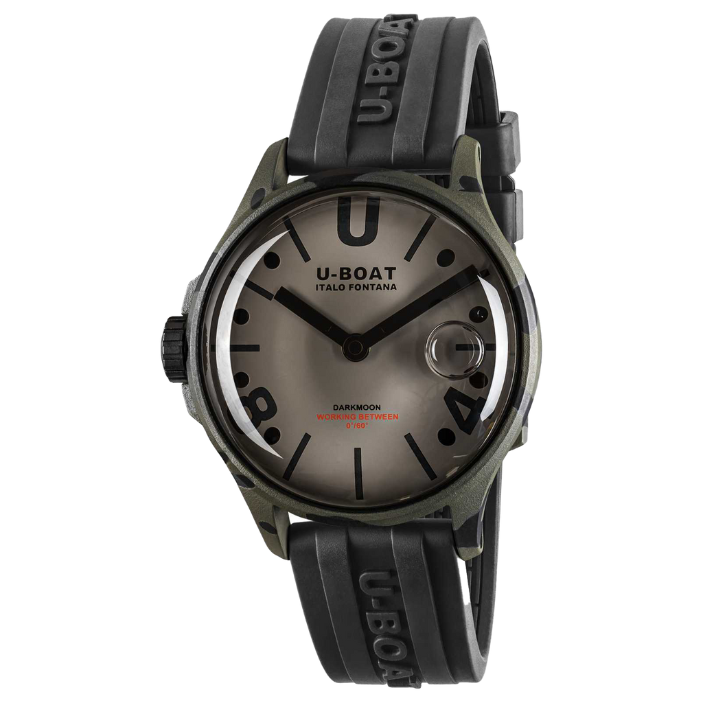 U-Boat Men’s Camouflage Watch 40mm Darkmoon Oil Immersion Grey
